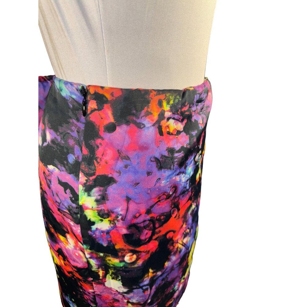 Vince Camuto Faux Wrap Sarong Skirt Women Size 8 - Picture 3 of 8
